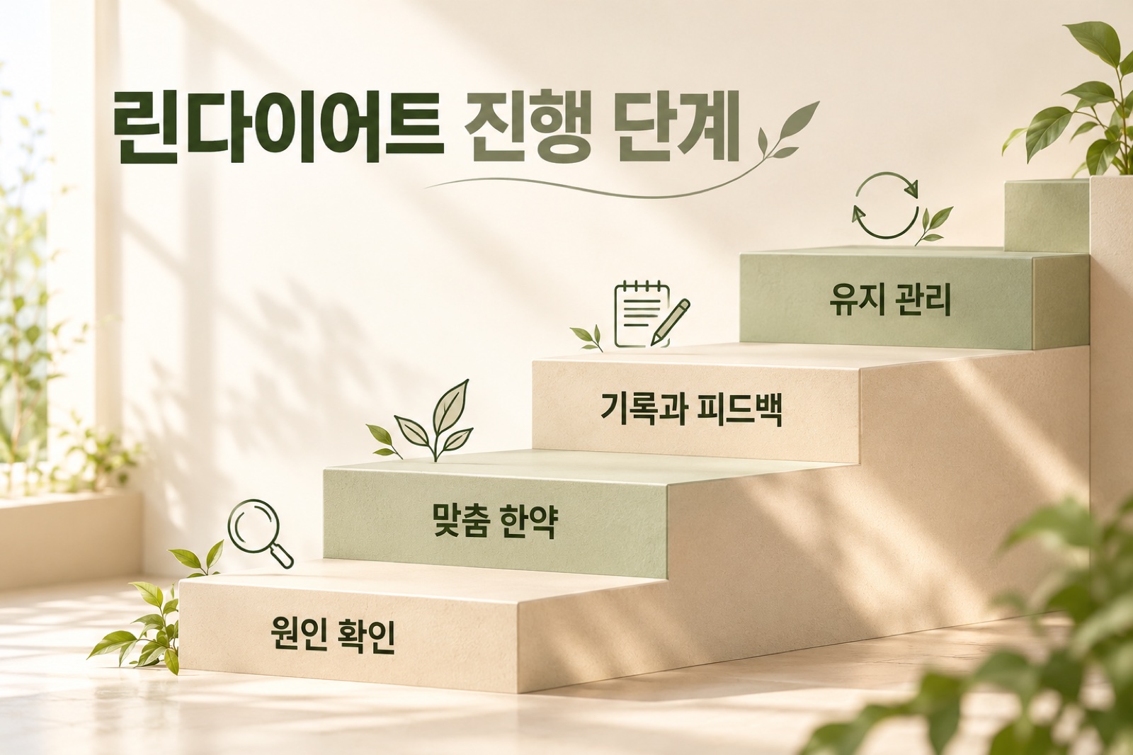 린다이어트 진행 단계