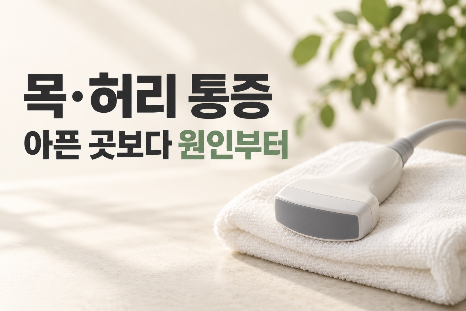 목·허리 통증, 아픈 곳보다 원인을 먼저 봐야 하는 이유