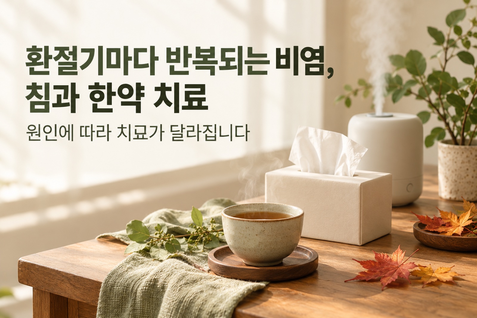 환절기마다 반복되는 비염, 침과 한약 치료