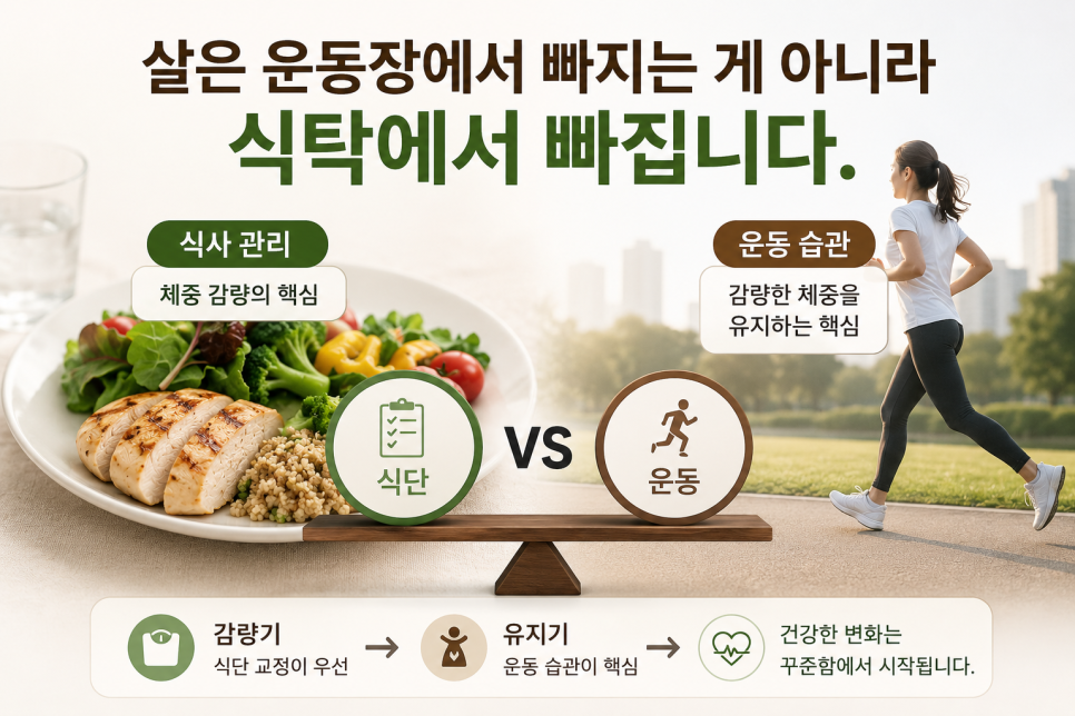 운동 열심히 하는데 왜 살은 안 빠질까요?
