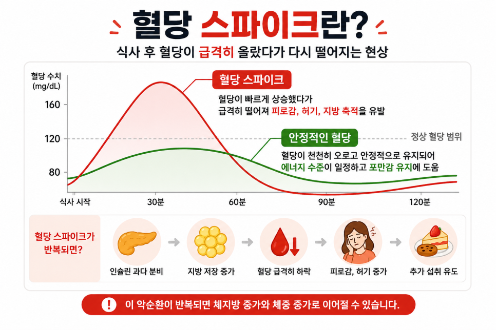 밥 먹고 졸린 이유? 혈당 스파이크가 다이어트에 중요한 이유
